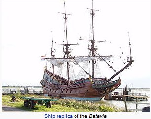 Ship replica of the Batavia