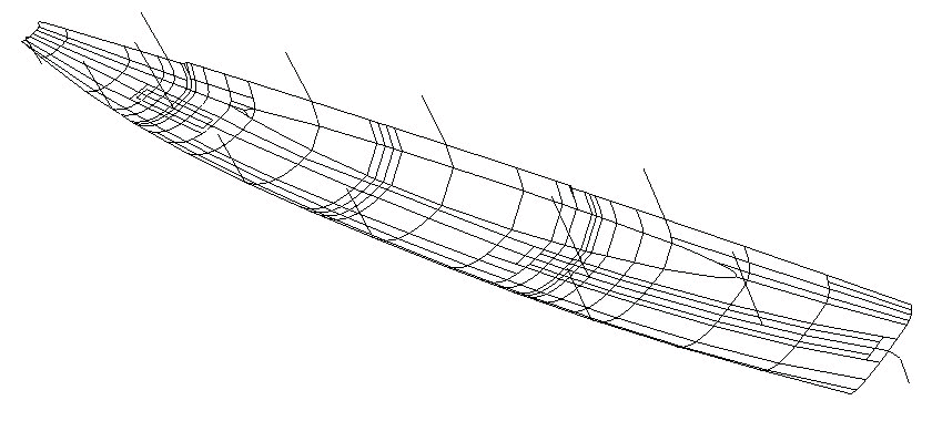 Vacuum infusion simulation of float hull half