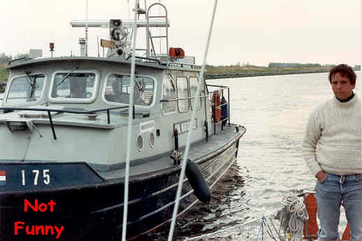 Aanhouding op het Noordzee kanaal.