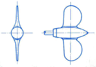 MaxProp automatic feathering propeller