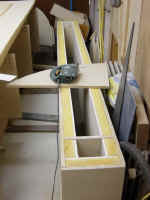 Thermoforming and vertical foam stripping.
